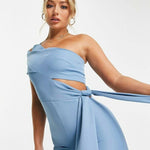 One Shoulder Jumpsuit - Endless - UAE Rental and Resale for Women's Fashion