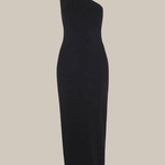 One Shoulder Midi Knit Dress - Endless - UAE Rental and Resale for Women's Fashion