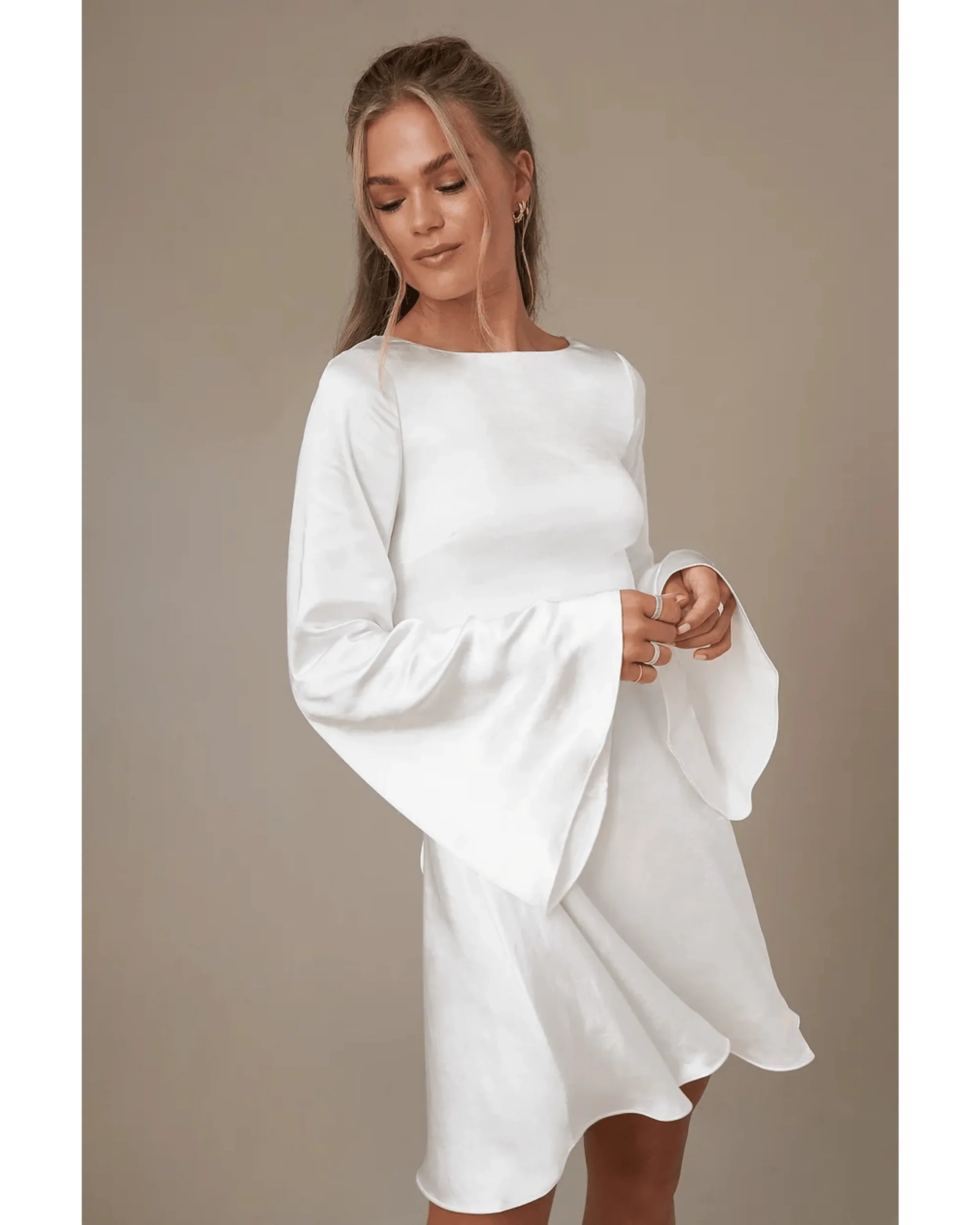 Open Back Flowy Dress - Endless - UAE Rental and Resale for Women's Fashion