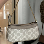 Ophidia Leather-trimmed Canvas-jacquard Shoulder Bag - Endless - UAE Rental and Resale for Women's Fashion