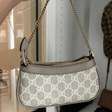 Ophidia Leather-trimmed Canvas-jacquard Shoulder Bag - Endless - UAE Rental and Resale for Women's Fashion