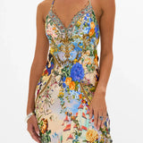 The Kindest One of All Chain Detail Slip Dress