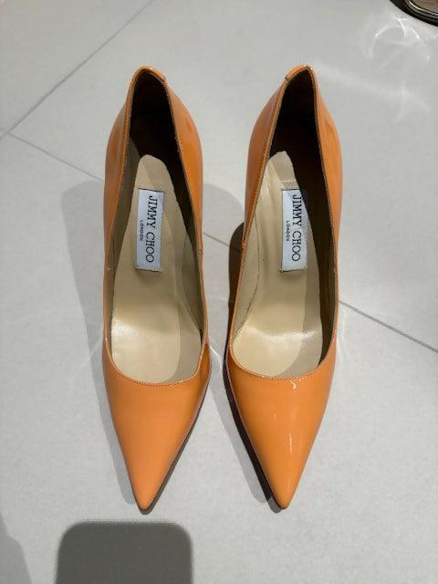 Orange Patent Anouk Pumps - Endless - UAE Rental and Resale for Women's Fashion