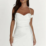 Otillie Rose Halter Mini Dress - Endless - UAE Rental and Resale for Women's Fashion