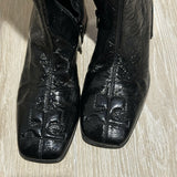 Over-The-Knee Logo Boots - Endless - UAE Rental and Resale for Women's Fashion