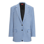 Oversized-fit Jacket In A Houndstooth Cotton Blend - Endless - UAE Rental and Resale for Women's Fashion