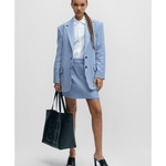 Oversized-fit Jacket In A Houndstooth Cotton Blend - Endless - UAE Rental and Resale for Women's Fashion