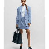 Oversized-fit Jacket In A Houndstooth Cotton Blend - Endless - UAE Rental and Resale for Women's Fashion