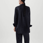 Oversized-Fit Satin Shirt - Endless - UAE Rental and Resale for Women's Fashion