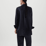 Oversized-Fit Satin Shirt - Endless - UAE Rental and Resale for Women's Fashion