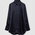 Oversized-Fit Satin Shirt - Endless - UAE Rental and Resale for Women's Fashion