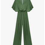 Pachel Smocked-waist Satin Jumpsuit - Endless - UAE Rental and Resale for Women's Fashion