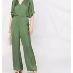 Pachel Smocked-waist Satin Jumpsuit - Endless - UAE Rental and Resale for Women's Fashion