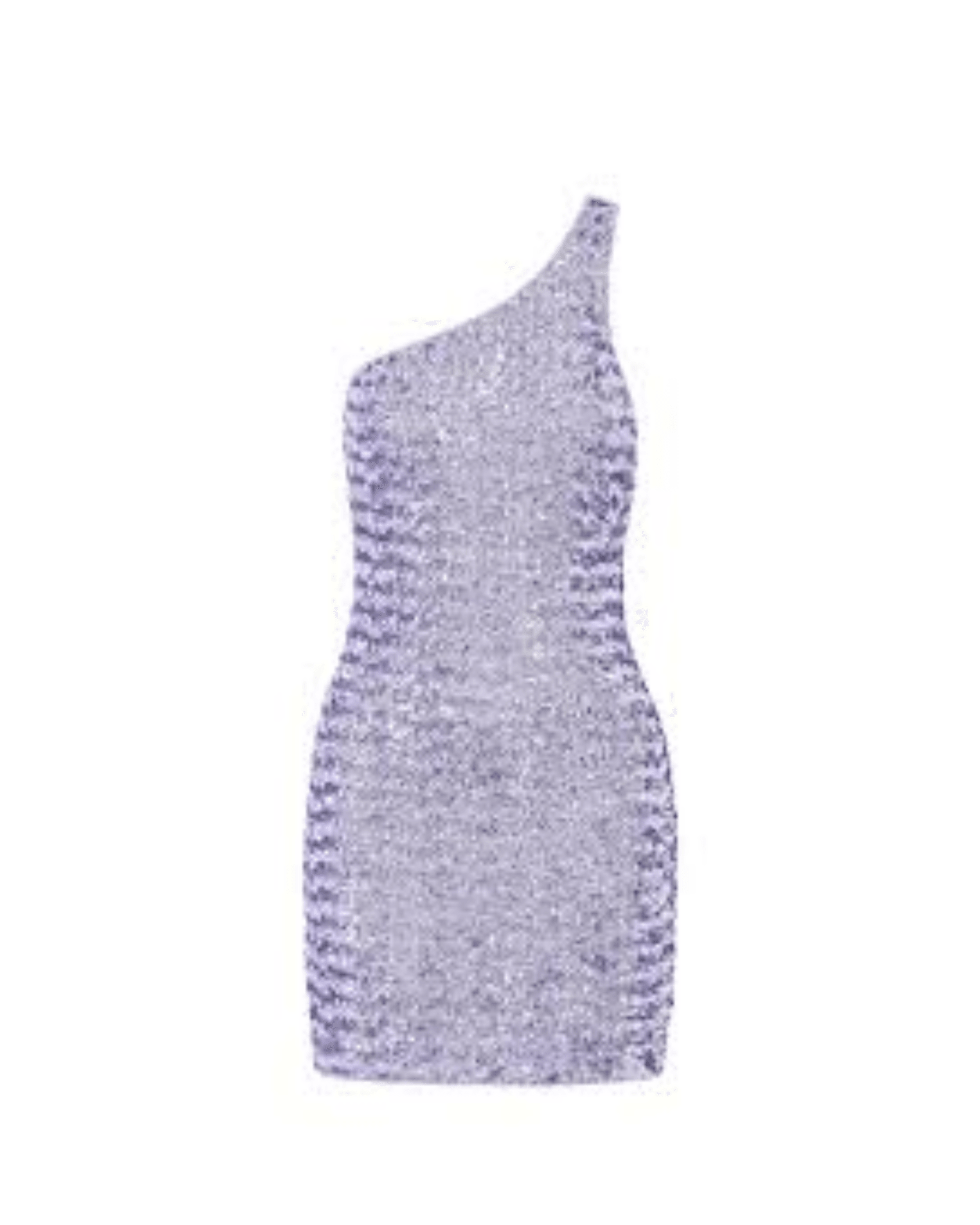 Paillettes Asymmetrical Mini Dress - Endless - UAE Rental and Resale for Women's Fashion