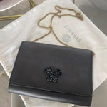 Palazzo Medusa black chain clutch bag - Endless - UAE Rental and Resale for Women's Fashion