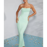 Palermo Embellished Bandeau Cowl Neck Maxi Dress - Endless - UAE Rental and Resale for Women's Fashion