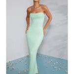 Palermo Embellished Bandeau Cowl Neck Maxi Dress - Endless - UAE Rental and Resale for Women's Fashion
