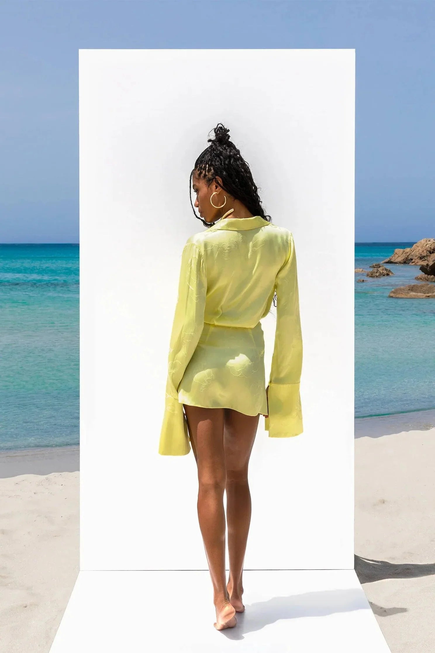 Paloma Dress Lemon - Endless - UAE Rental and Resale for Women's Fashion