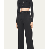 Paperbag Straight-Leg Wool Pants - Endless - UAE Rental and Resale for Women's Fashion
