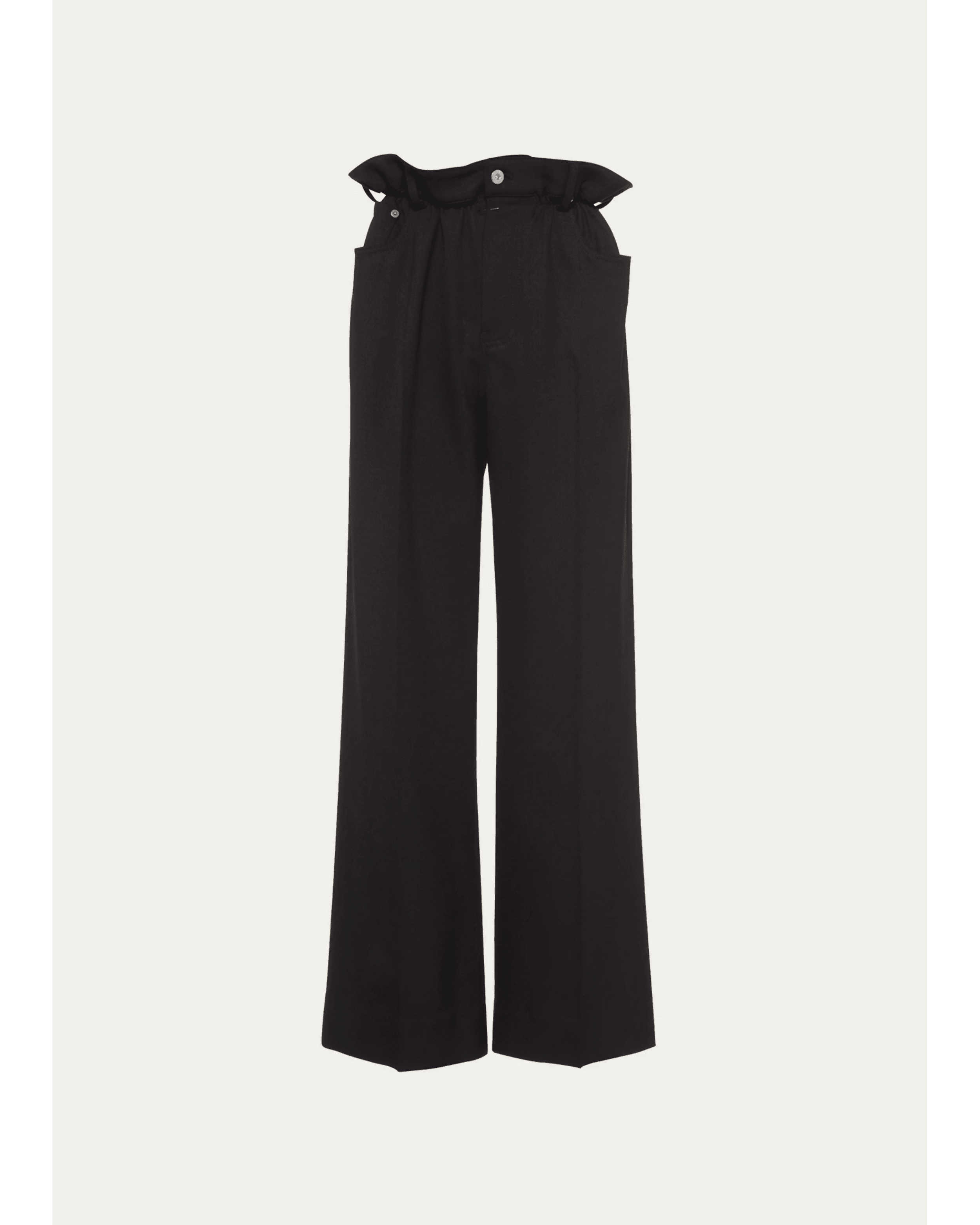 Paperbag Straight-Leg Wool Pants - Endless - UAE Rental and Resale for Women's Fashion