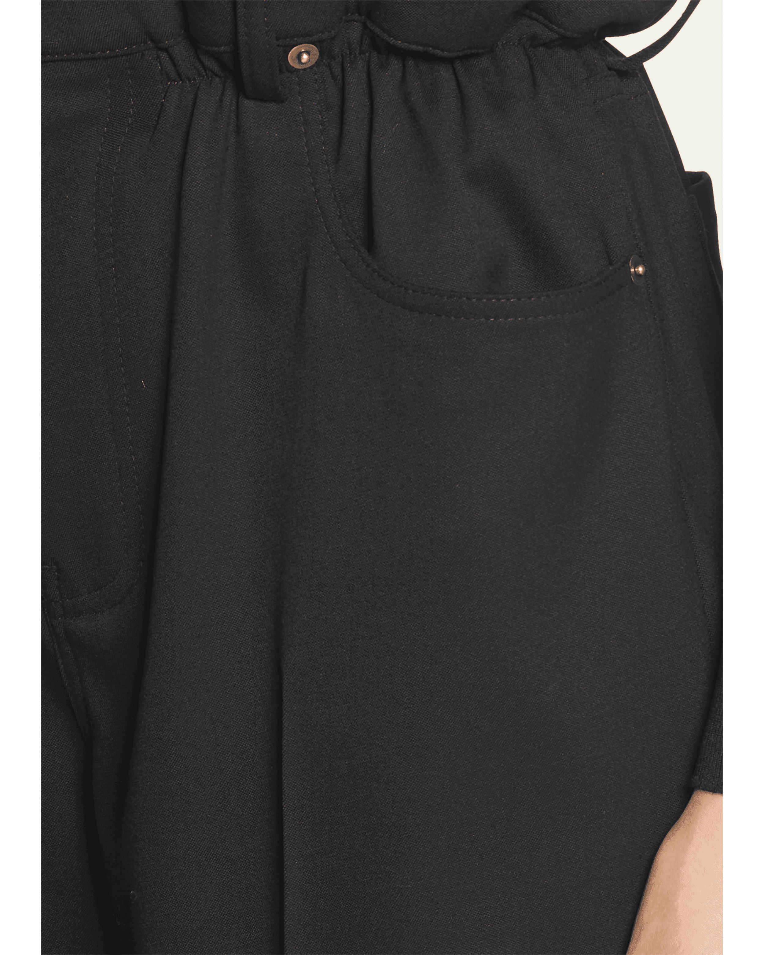 Paperbag Straight-Leg Wool Pants - Endless - UAE Rental and Resale for Women's Fashion