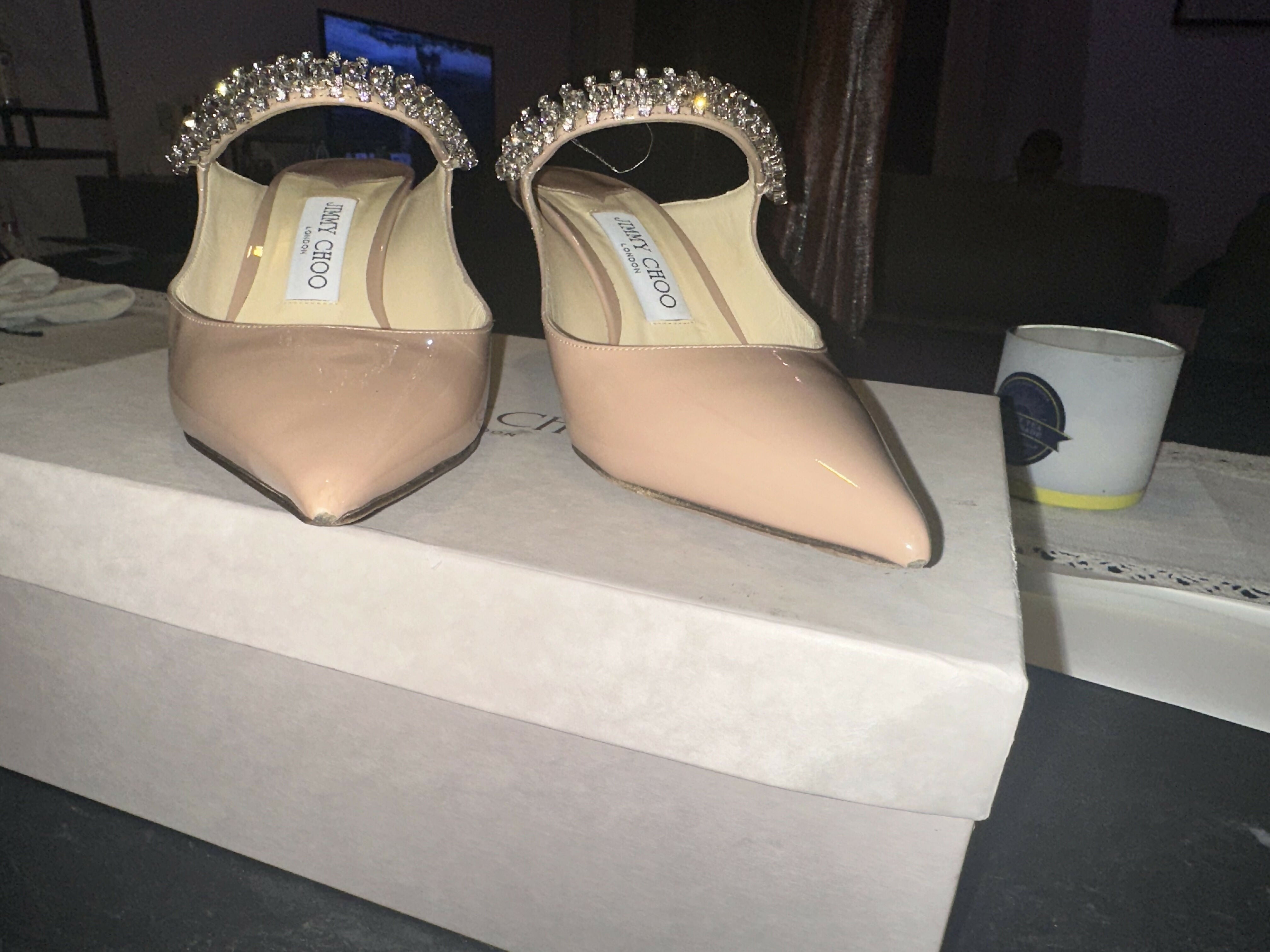 Patent Crystal Bing 65 Pumps - Endless - UAE Rental and Resale for Women's Fashion