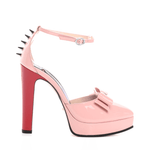 Patent Crystal GG Bow Sadie Spike Ankle Strap d'Orsay Platform High Heel Pumps - Endless - UAE Rental and Resale for Women's Fashion