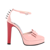 Patent Crystal GG Bow Sadie Spike Ankle Strap d'Orsay Platform High Heel Pumps - Endless - UAE Rental and Resale for Women's Fashion
