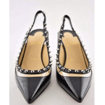 Patent Leather and Spike Slingback Pumps - Endless - UAE Rental and Resale for Women's Fashion