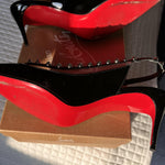 Patent Leather and Spike Slingback Pumps - Endless - UAE Rental and Resale for Women's Fashion