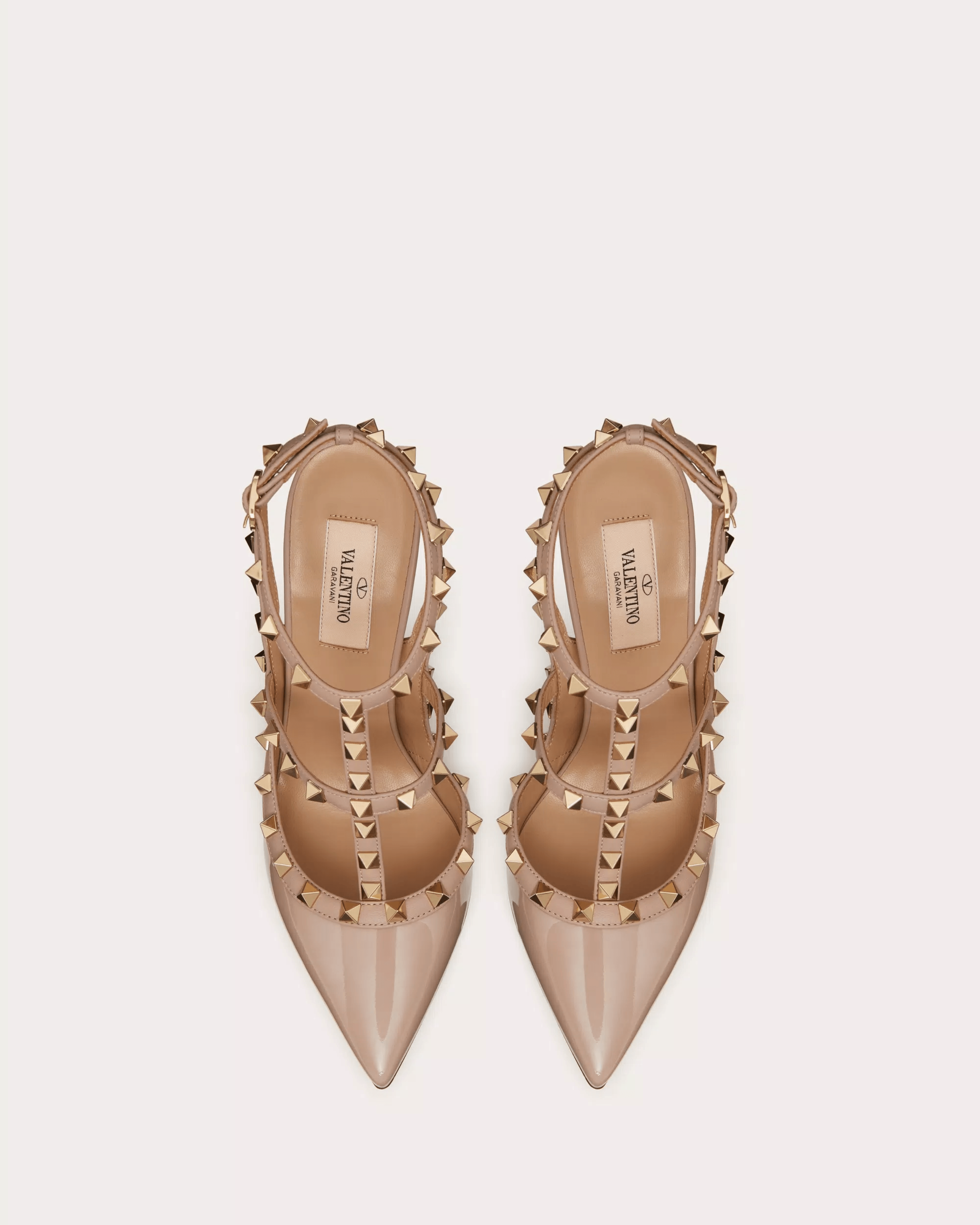 Patent Rockstud Caged Pump 100mm - Endless - UAE Rental and Resale for Women's Fashion