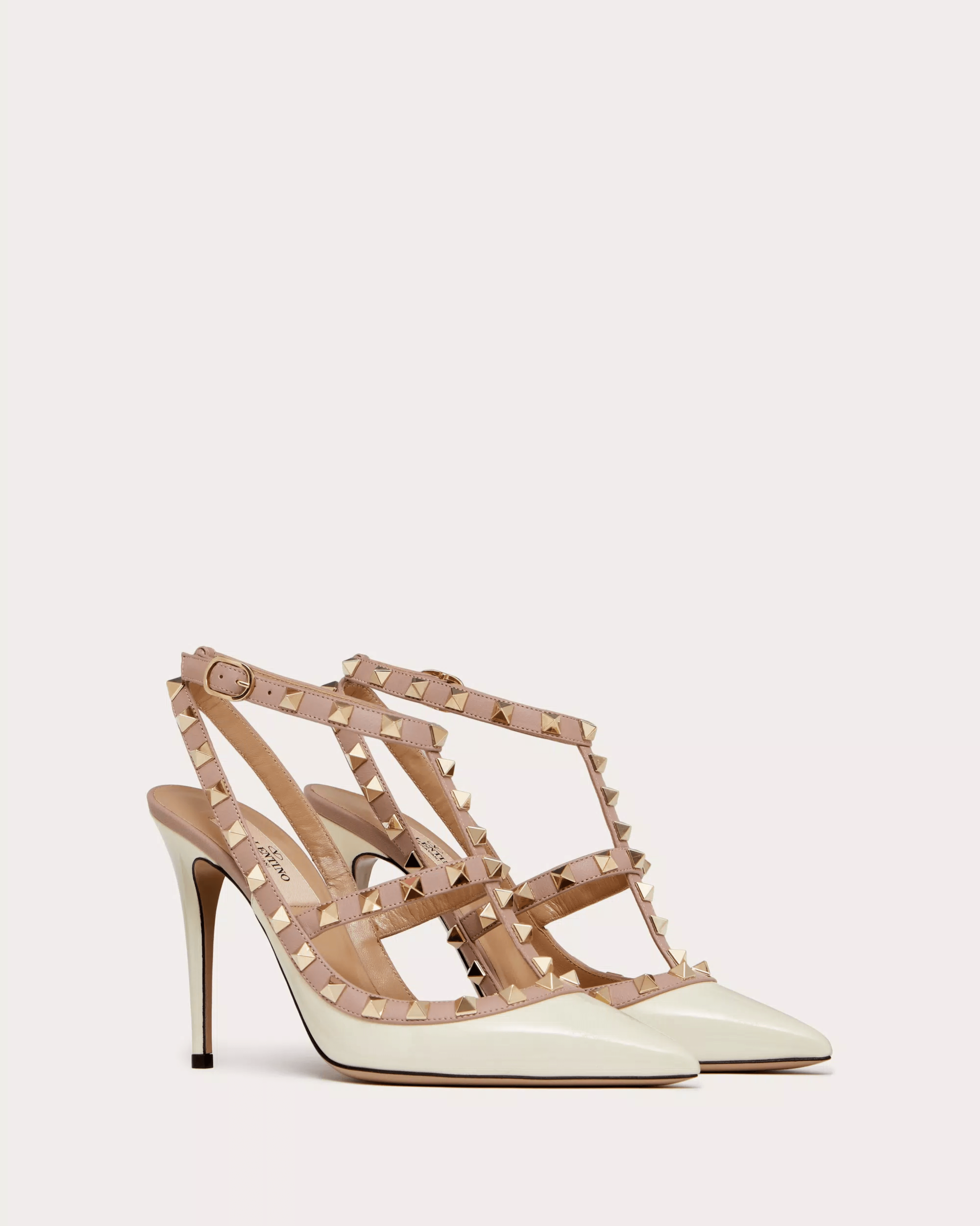 Patent Rockstud Caged Pump - Endless - UAE Rental and Resale for Women's Fashion