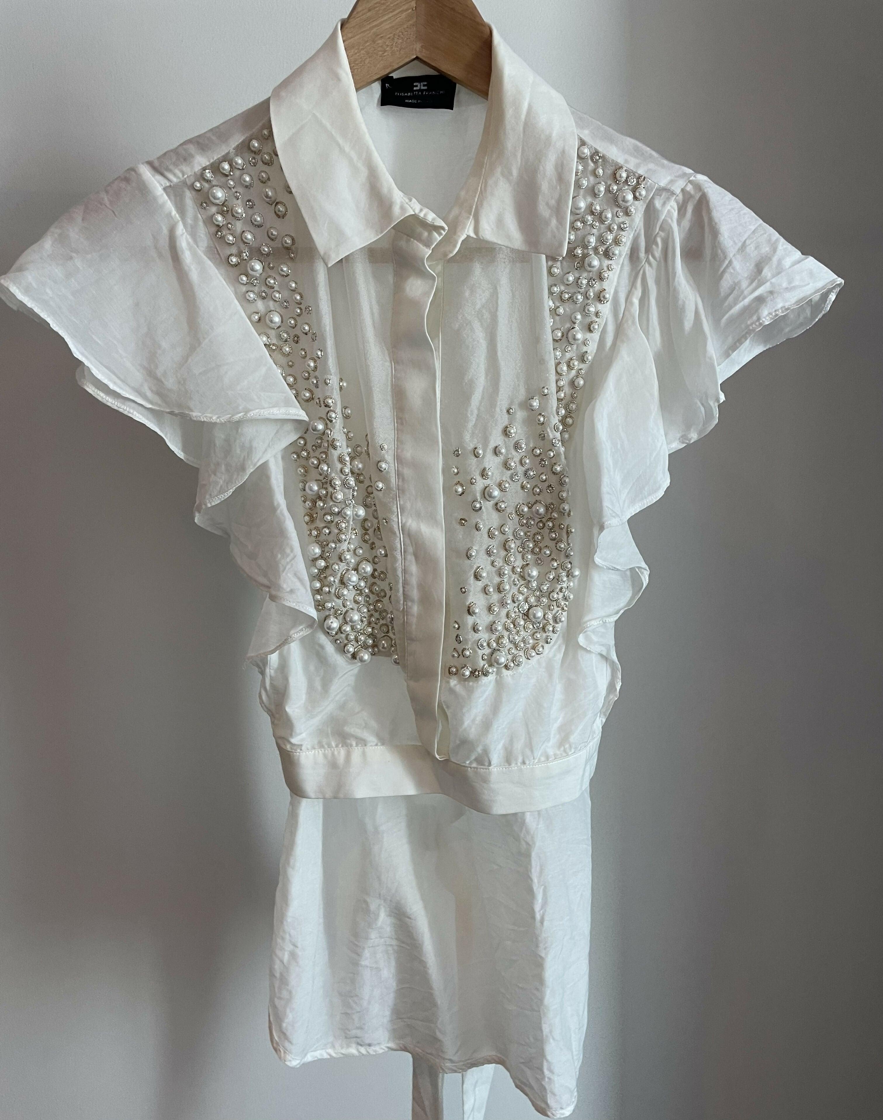 Pearl & Diamonte Detail Blouse - Endless - UAE Rental and Resale for Women's Fashion