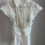 Pearl & Diamonte Detail Blouse - Endless - UAE Rental and Resale for Women's Fashion