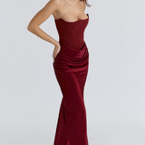 Persephone Strapless Corset Maxi Dress