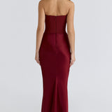 Persephone Strapless Corset Maxi Dress