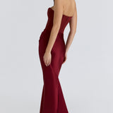 Persephone Strapless Corset Maxi Dress