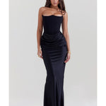 Persephone Black Strapless Corset Dress - Endless - UAE Rental and Resale for Women's Fashion