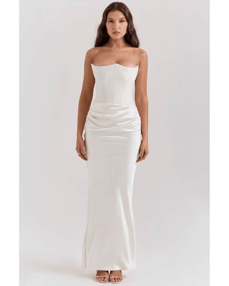 Persephone Strapless Corset Dress - Endless - UAE Rental and Resale for Women's Fashion