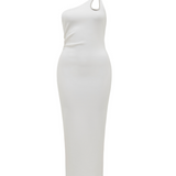 Petite Asymmetrical Diamante Teardop Midi Dress - Endless - UAE Rental and Resale for Women's Fashion