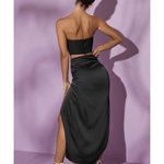 Pia Satin Embellished Co-ord Set - Endless - UAE Rental and Resale for Women's Fashion