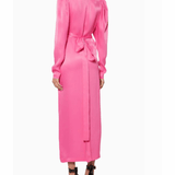 Pink Carnation Satin Midi Dress - Endless - UAE Rental and Resale for Women's Fashion
