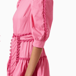 Pink Tiered Azucena Midi Dress - Endless - UAE Rental and Resale for Women's Fashion