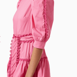 Pink Tiered Azucena Midi Dress - Endless - UAE Rental and Resale for Women's Fashion