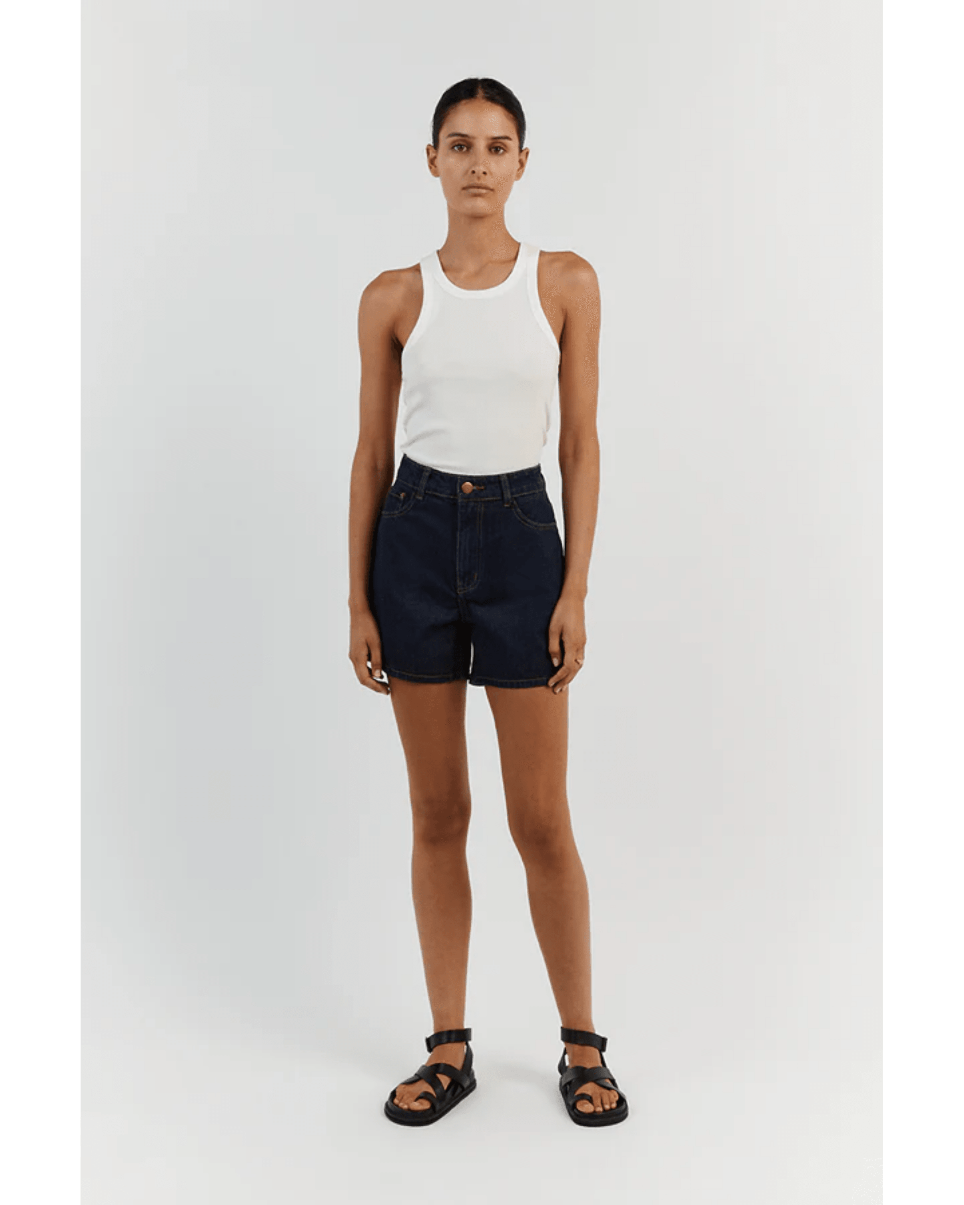 Piper Indigo Denim Shorts - Endless - UAE Rental and Resale for Women's Fashion