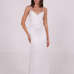Pleated Bodycon Long Dress - Endless - UAE Rental and Resale for Women's Fashion