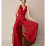 Pleated Jumpsuit - Endless - UAE Rental and Resale for Women's Fashion