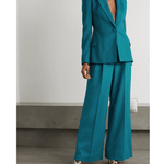 Pleated Wool-gabardine Wide-leg Pants - Endless - UAE Rental and Resale for Women's Fashion