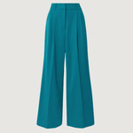 Pleated Wool-gabardine Wide-leg Pants - Endless - UAE Rental and Resale for Women's Fashion