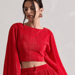 Plisse Co-ord Set - Endless - UAE Rental and Resale for Women's Fashion